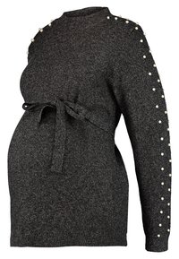 MAMALICIOUS Strickpullover - dark grey
