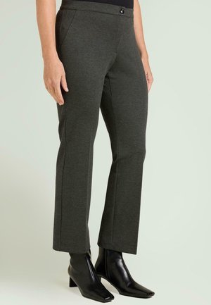 NO-HIPS KICK FLARE IN PUNTO  - Pantalon classique - grigio