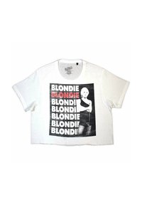 Paradiso Clothing BLONDIE STACKED BAND LOGO - Print T-shirt - white