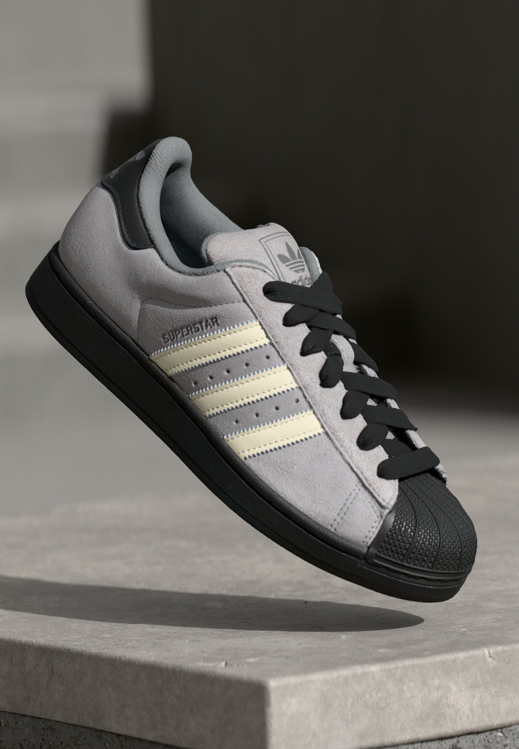 adidas Originals SUPERSTAR II - Trainers - grey three/cream white/core black /grey - Zalando adidas Originals SUPERSTAR II - Trainers - grey three/cream white/core black /grey - Zalando