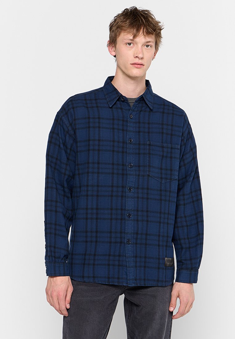 BLK DNM Overhemd donkerblauw BLK DNM Overhemd donkerblauw