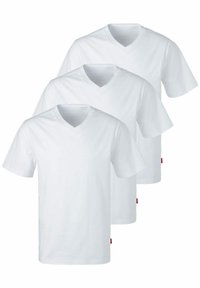 s.Oliver - 3 PACK - Basic T-shirt - weiß Thumbnail Image 1