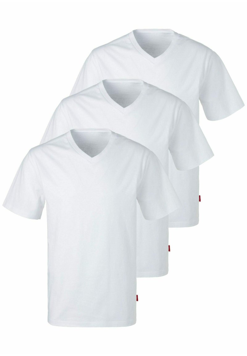 s.Oliver s.Oliver 3 PACK - Basic T-shirt - weiß