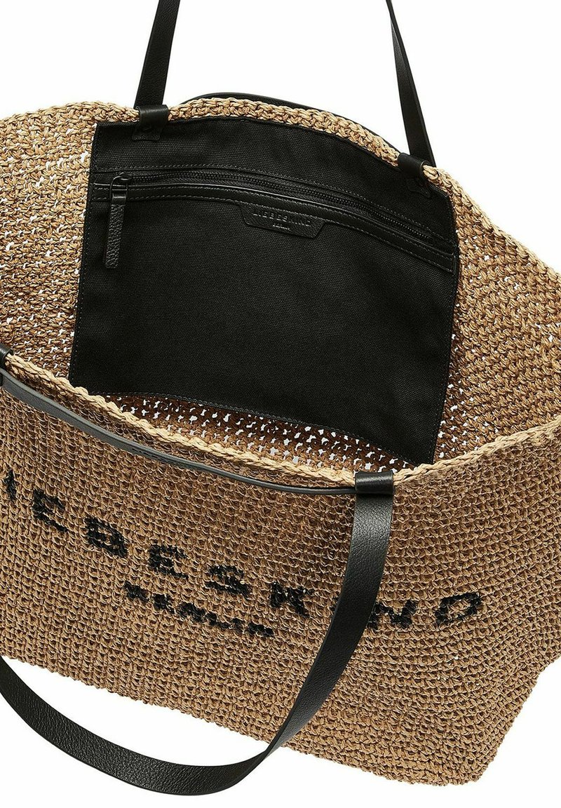 Liebeskind Berlin AURORA RAFFIA Shopping Bag natural/beige