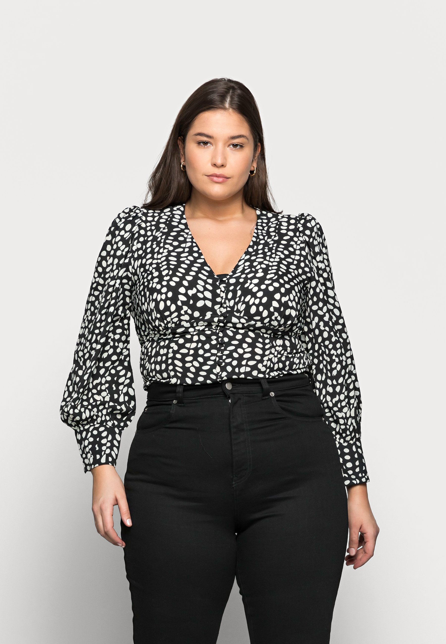 Women PUFF SLEEVE BLOUSE - Blouse Women PUFF SLEEVE BLOUSE - Blouse
