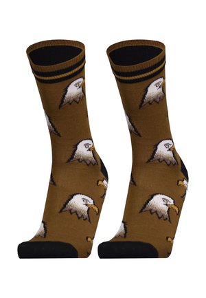 2ER-PACK EAGLE - Socks - brown