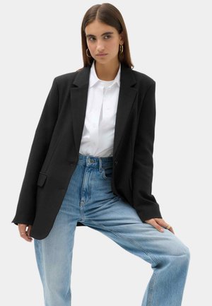 Marks & Spencer, WOVEN STRAIGHT SB BLAZER.. - Kort frakke - black