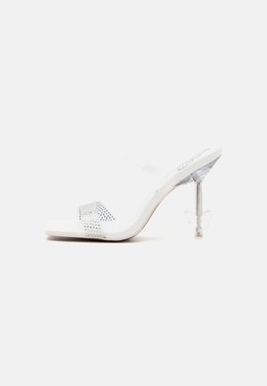 Call it Spring VEGAN PAPILLON - Pantoletai su kulnu - white