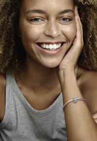 Pandora SPARKLING CLUSTER ROUND - Charm - silver coloured