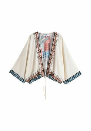 TIE FRONT LIGHTWEIGHT - Beach accessory - marrakesh border print
