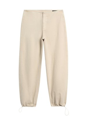 Massimo Dutti, RELAXED FIT PARACHUTE PANTS - Loose Jeans - beige