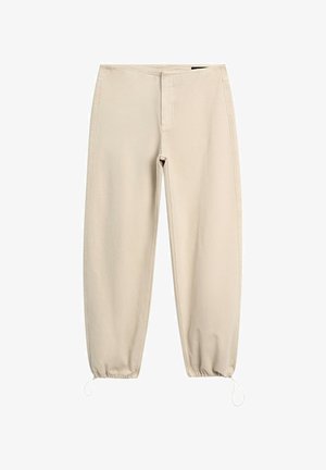 Massimo Dutti, RELAXED FIT PARACHUTE PANTS - Wijde jeans - beige