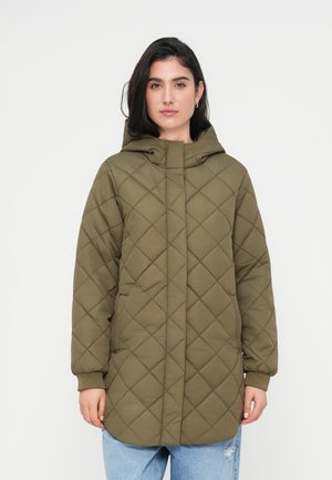 ONLJULIET QUILTED HOOD ZIP COAT - Manteau d'hiver - kalamata