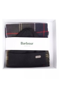 Barbour SWINTON BEANIE & GALINGALE SCARF GIFT SET - Kootud müts - nero