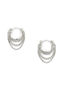 PYRAMID - Earrings - silver-coloured