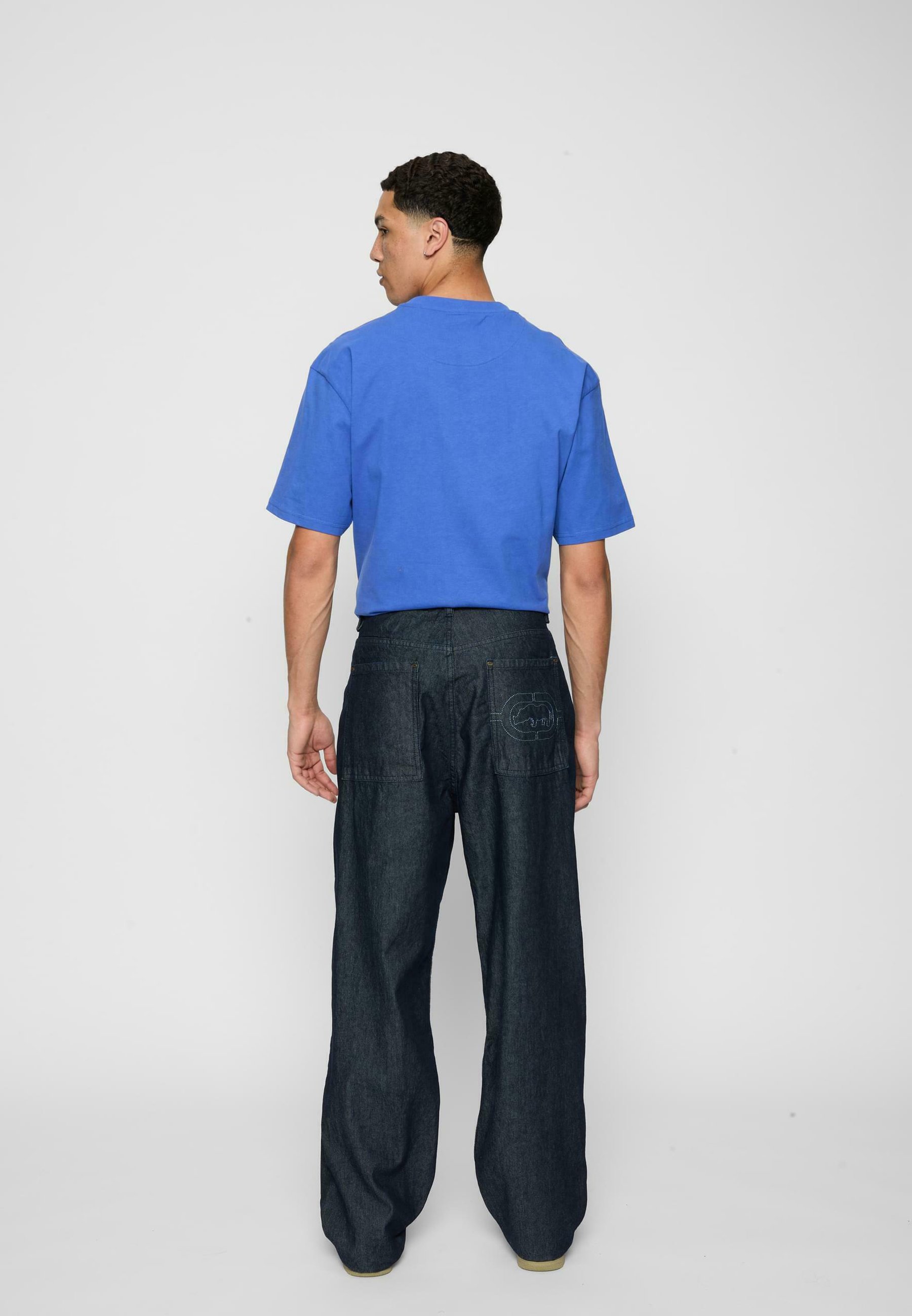ecko unltd. BIG BAGGY - Relaxed fit jeans - raw denim/dark-blue