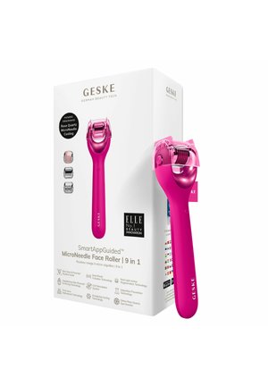 MICRONEEDLE FACE ROLLER | 9 IN 1 | SMARTAPPGUIDED - Huidverzorgingstool - magenta