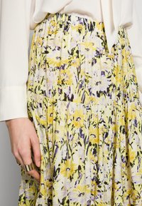 Lollys Laundry MIDI SKIRT - A-linjainen hame - yellow
