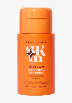 SKIN by Revolution REVOLUTION SKIN GLYCO GLOW 5% GLYCOLIC ACID & GINGER BRIGHTENING AHA TONER - Ansiktstoner