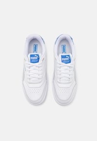 Puma DOUBLECOURT UNISEX - Tenisice - white silver mist/hyperlink blue