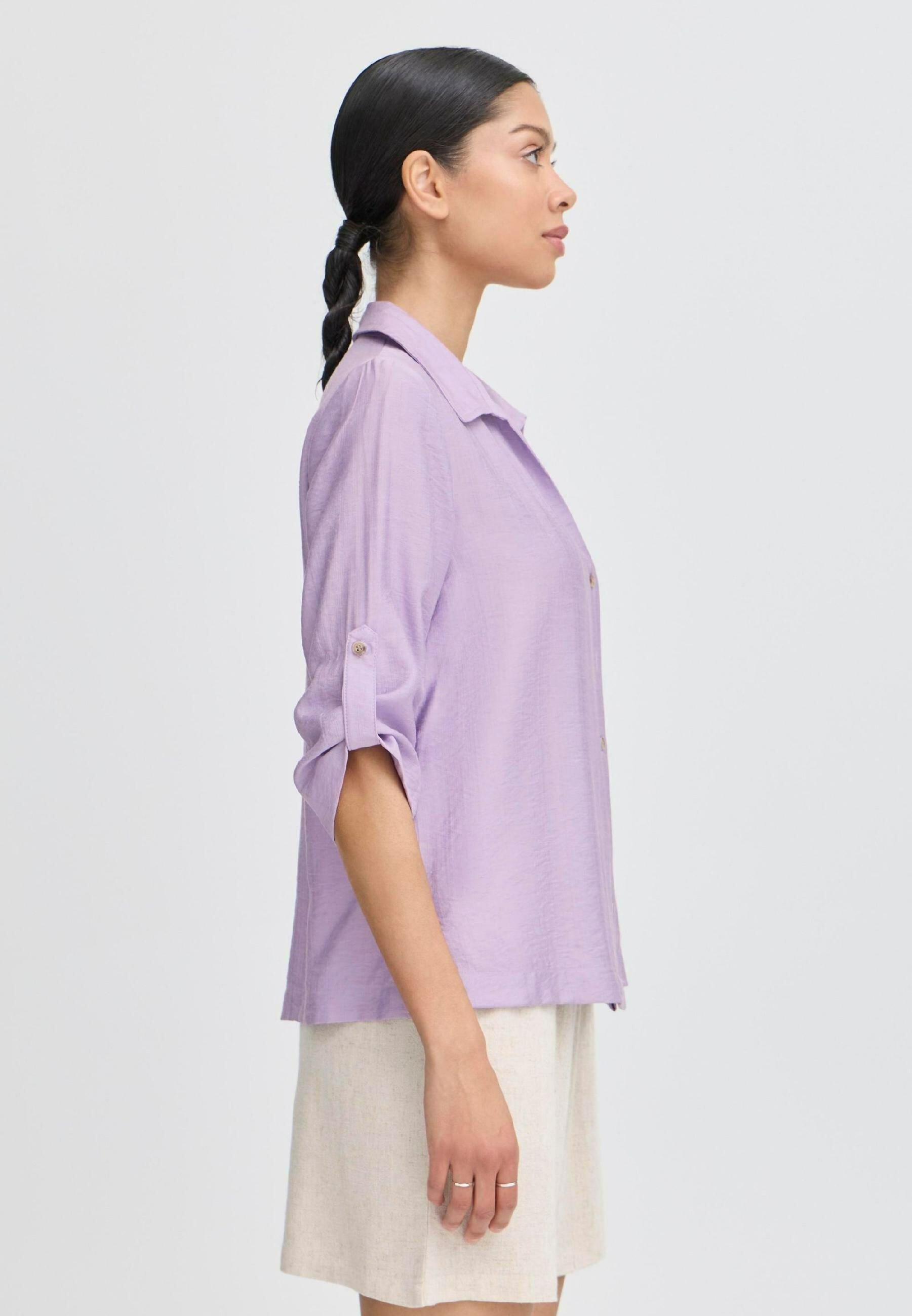 売れ筋商品|||ビーヤング シャツ レディース トップス BYJOANNIE - Button-down blouse - purple rose b.young BYJOANNIE - Button-down blouse - purple rose/purple