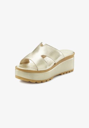 LASCANA, Heeled mules - goldfarben