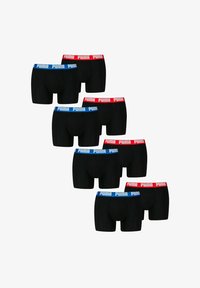 Unselected, black blue red