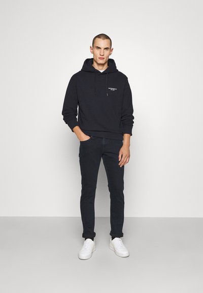Emporio Armani POCKETS PANT - Traperice uskog kroja - denim blu