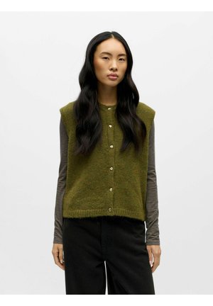 FLÜGELÄRMEL - Weste - fir green