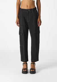 GAP DOUBLE CARGO PULL ON - Kelnės - black