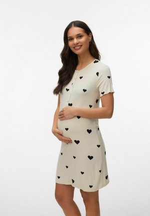 MAMALICIOUS MLLAURA LIA SS JRS NIGHTGOWN 2F - Chemise de nuit / Nuisette - birch