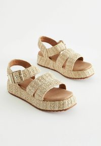 Next REGULAR FIT - Sandaler - neutral raffia