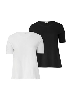 CURVE  - T-Shirt basic - schwarz   weiß