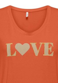 ONLY T-shirt imprimé - orange