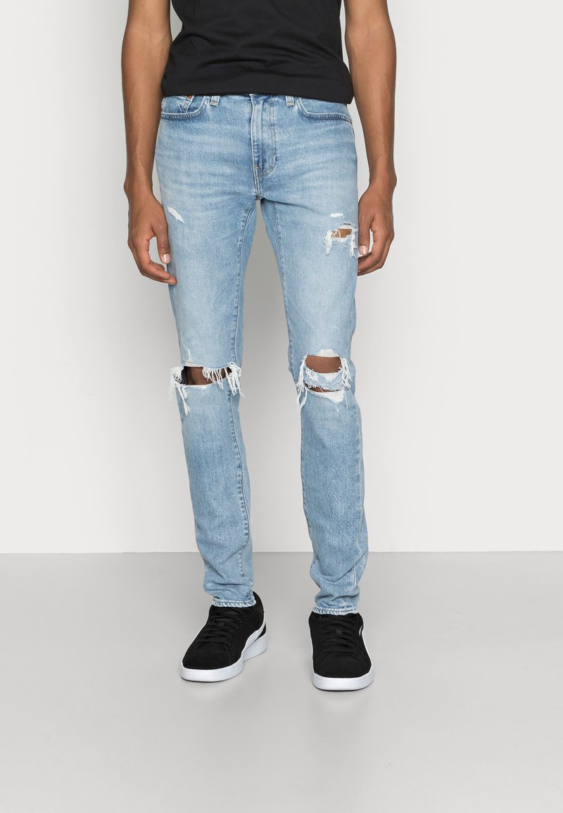 Levi's® SKINNY TAPER - Calças de ganga de corte skinny - lefkas moonlit