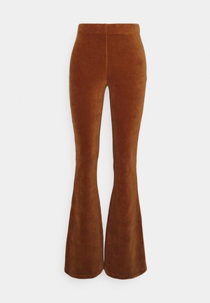 ONLY ONLFENJA LIFE FLARED PANT - Kelnės - toffee