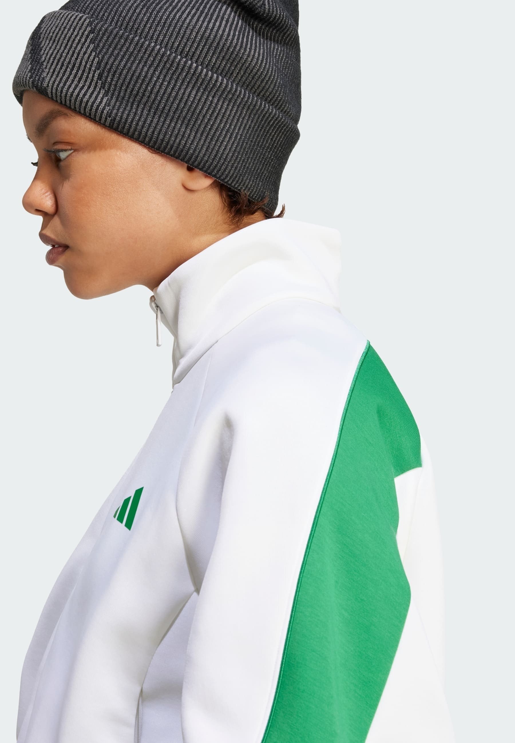 adidas Sportswear W STADIUM TT - Training jacket - white green