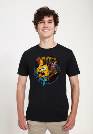 SPONGEBOB SQUAREPANTS BAND PRACTICE - Print T-shirt - black