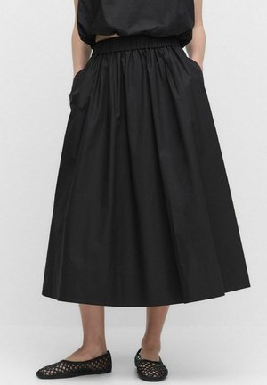 STOCKH LM Studio CARMELIA FLARED - Jupe trapèze - black