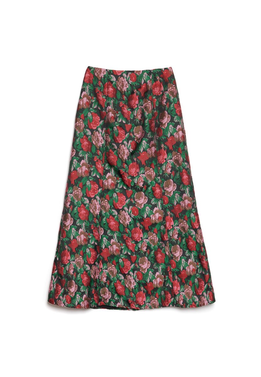 スカート JaneMarple EIIR jacquard SK Sister Jane FANTASY JACQUARD - A-line skirt - black - Zalando.co.uk