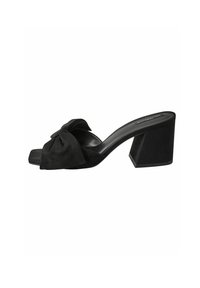 LIV BOW - REGULAR FIT - Kontsaga tagant lahtised kingad - black