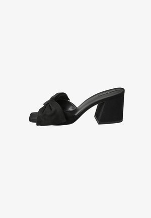 Next LIV BOW - REGULAR FIT - Šľapky na opätku - black