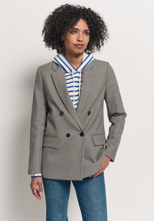 DE TAILLEUR PIED-DE-PUCE VANDA - Cappotto corto - bleu pétrole