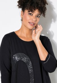 MIAMODA Langarmshirt - black