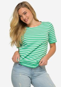 LAURASØN CLASSIC FIT - Triko s potiskem - light green
