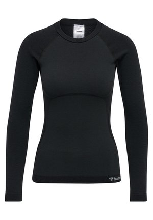 SEAMLESS TIGHT  - Sport T-shirt - black melange