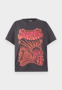 GIRLFRIEND TEE - Print T-shirt - faded black