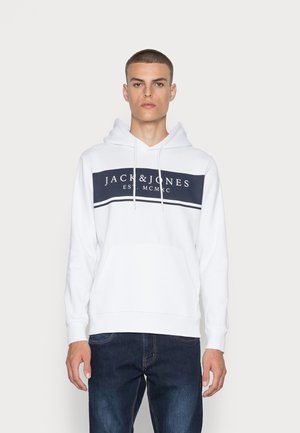 JJRIVER - Kapuzenpullover - bright white