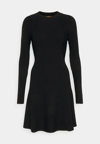 BOSS FIROKO - Strikket kjole - black