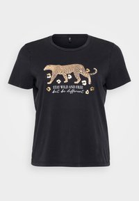 VMCFEO O NECK - T-shirts med print - black